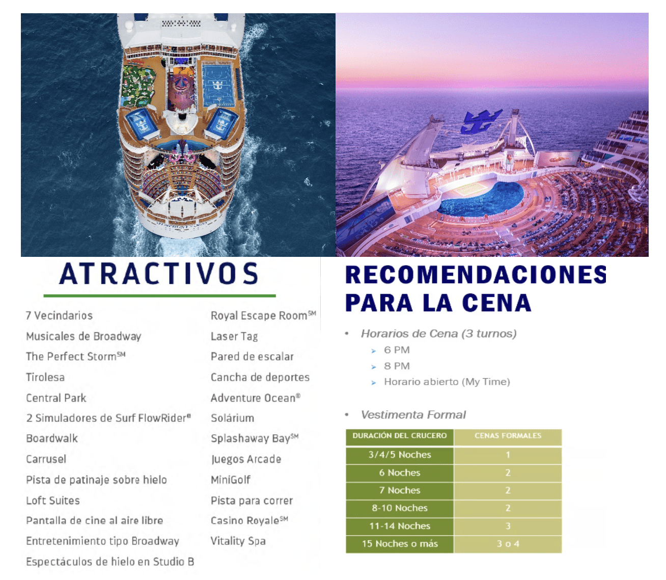 SYMPHONY OF THE SEAS  itinerario - ¡Crucero por el Caribe Oeste en Octubre!