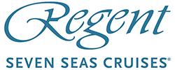 Imagen de un crucero de lujo Regent Seven Seas navegando en el océano