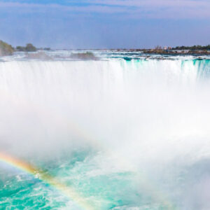 Ballena nadando en las aguas frente a la costa de Canadá